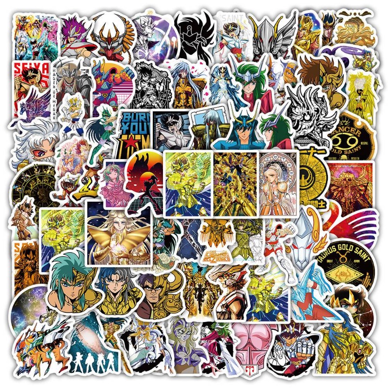 Laptop Accessories And Parts - 101 Stück Saint Seiya Anime-Aufkleber Cartoon-Charaktere