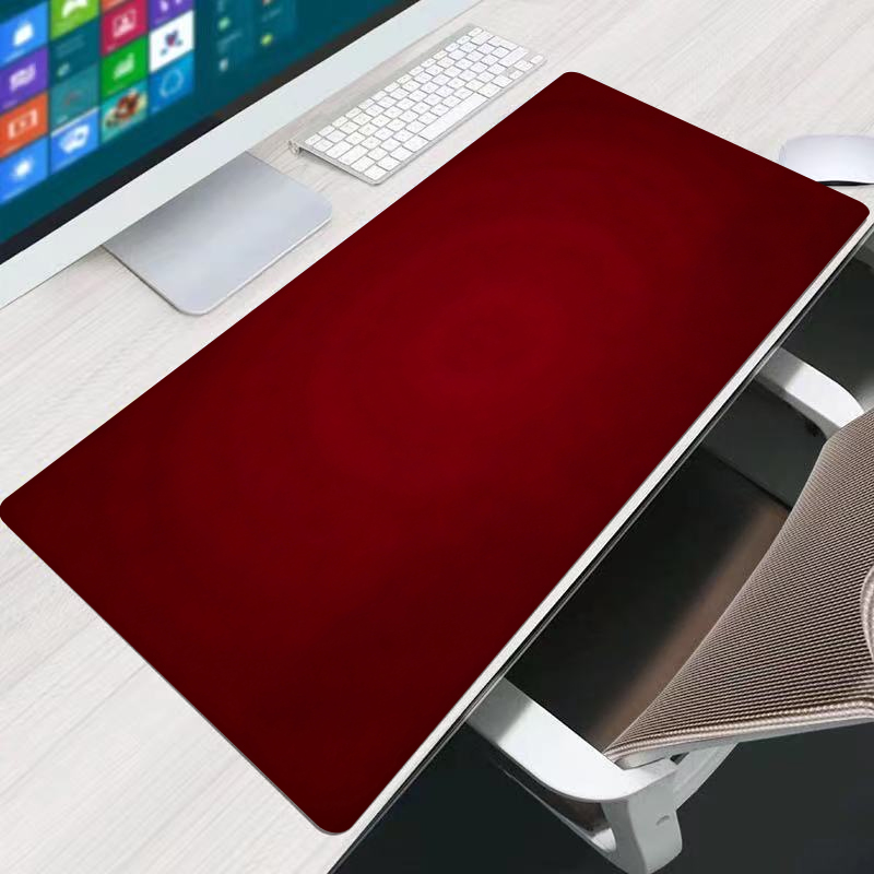 Laptop Accessories And Parts - Rotes Mauspad für Büro, erweiterte Schreibtischunterlage