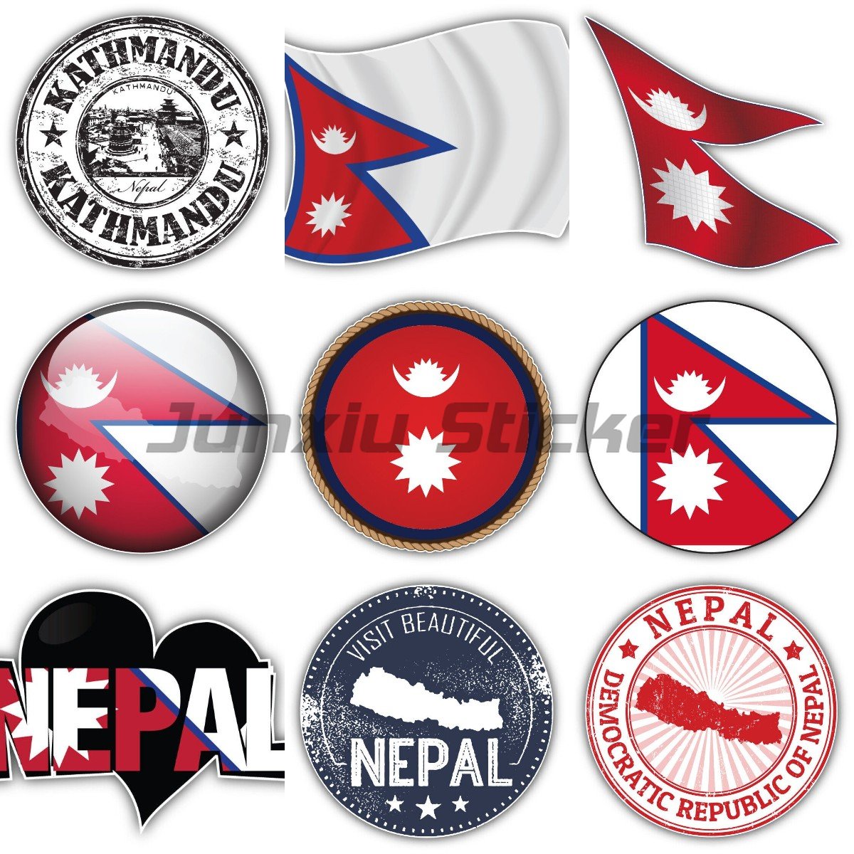 Nepal-Flagge Vinyl-Aufkleber f – Laptop Accessories In Nepal Bewertung und Preis