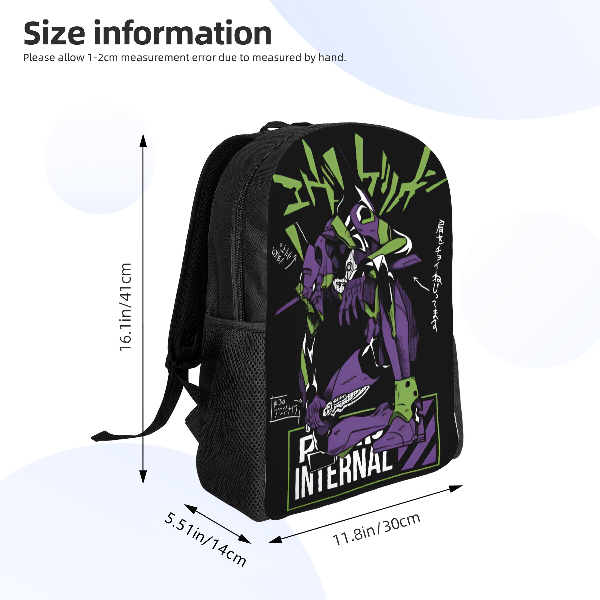 3D-Druck E-Evangelions-Rucksäc – Laptop Accessories Bag For Men Bewertung und Preis