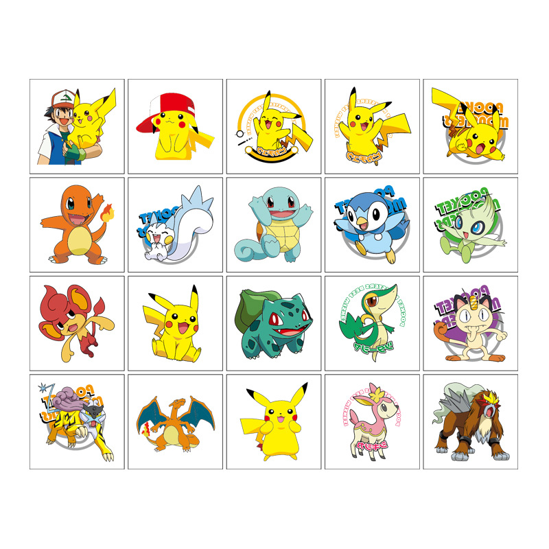 5*5cm 20 Stück Pokemon Pikachu – Laptop Accessories And Parts Bewertung und Preis