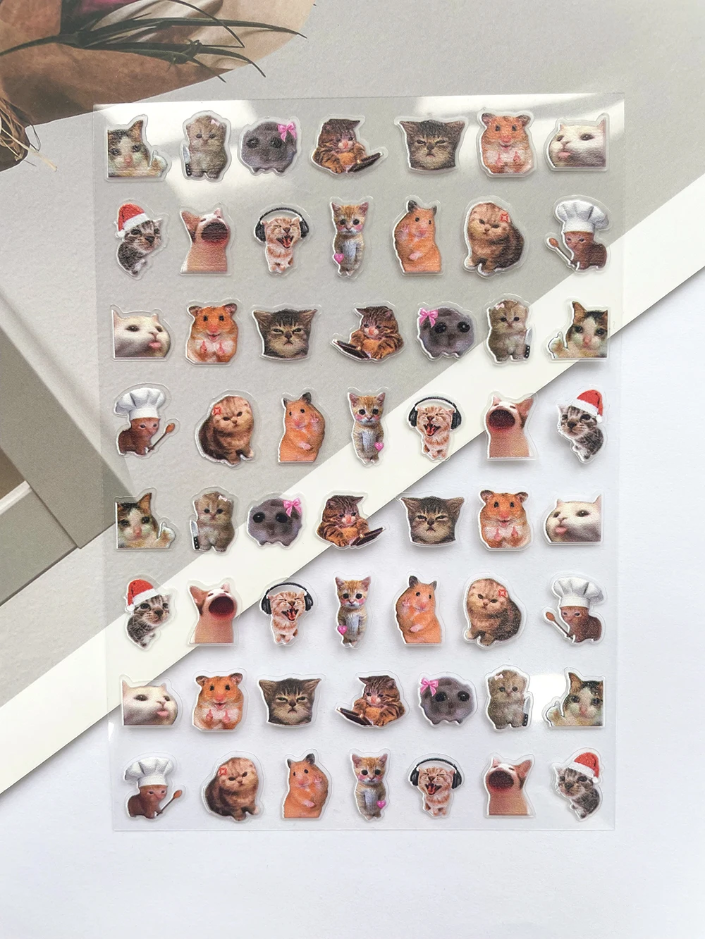 Mini PVC Lustige Katzen-Poster – Laptop Accessories And Parts Bewertung und Preis