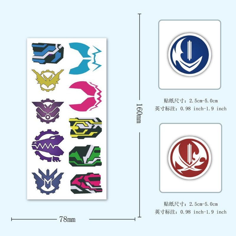 60 Blatt Kamen Rider Logo-Aufk – Laptop Accessories And Parts Bewertung und Preis